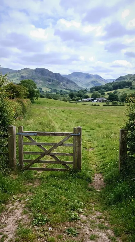 Hard Shade applied to The gate, thin air