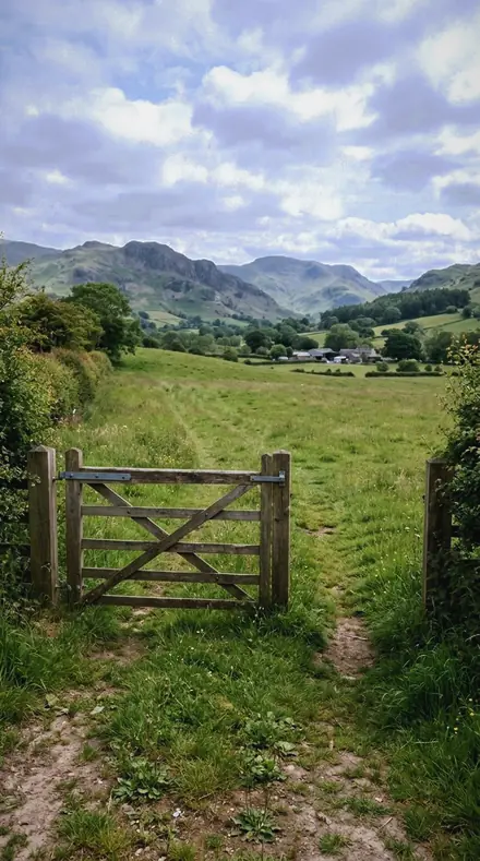 Scree Field applied to The gate, thin air
