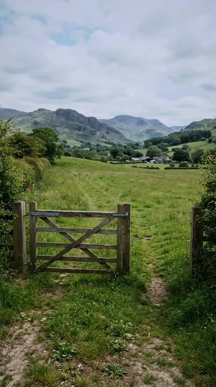 Granite Glare applied to The gate, thin air