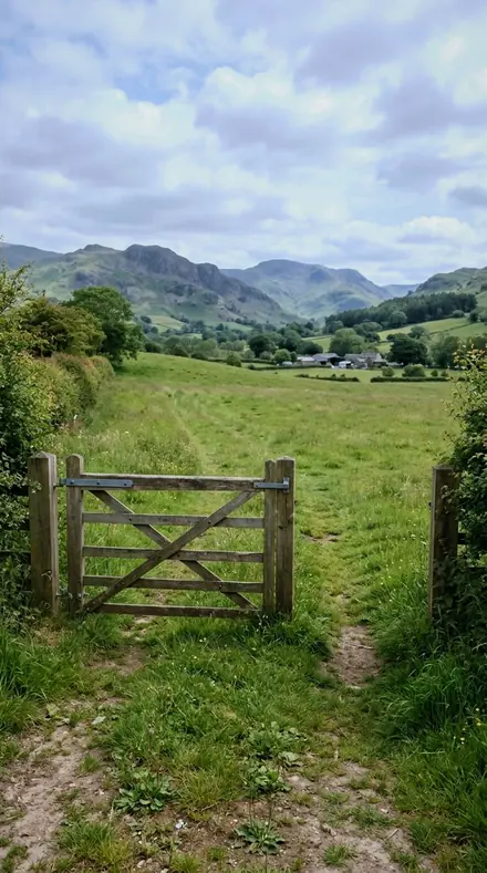 Shade Well applied to The gate, thin air